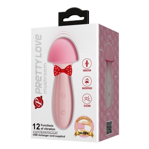 Masażer łechtaczki mini podręczny mocny USB 13cm 12trybów Pretty Love Masażer łechtaczki mini podręczny mocny USB 13cm 12trybów Pretty Love