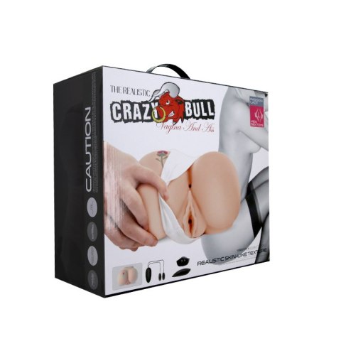 Masturbator realny anus wagina anal tyłek wibracje Crazy Bull Masturbator realny anus wagina anal tyłek wibracje Crazy Bull