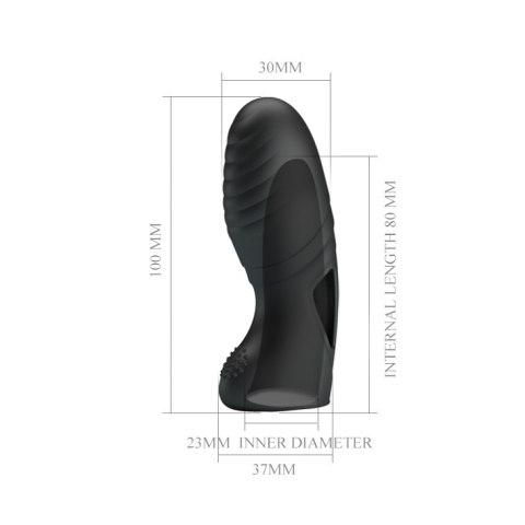 Nakładka na palec wibrująca masażer sex stymulator Pretty Love Nakładka na palec wibrująca masażer sex stymulator Pretty Love