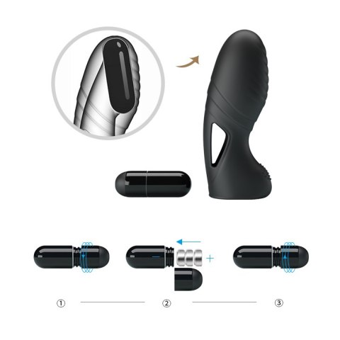Nakładka na palec wibrująca masażer sex stymulator Pretty Love Nakładka na palec wibrująca masażer sex stymulator Pretty Love