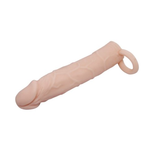 Realistyczna nakładka na penisa jądra przedłużająca 18cm Pretty Love Realistyczna nakładka na penisa jądra przedłużająca 18cm Pretty Love