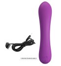 Wibrator klasyczny masażer sex stymulator 19cm USB 12trybów Pretty Love