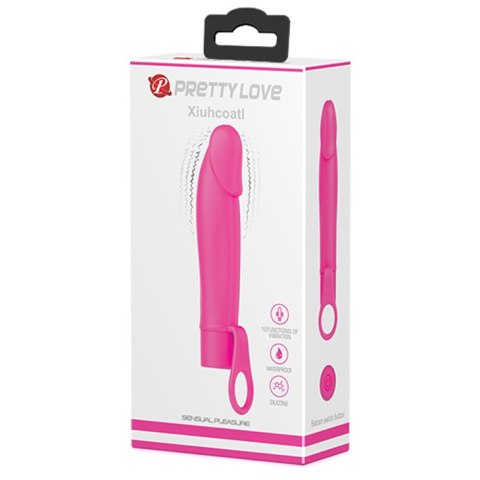 Wibrator klasyczny realistyczny penis 15cm 10 trybów Pretty Love Wibrator klasyczny realistyczny penis 15cm 10 trybów Pretty Love