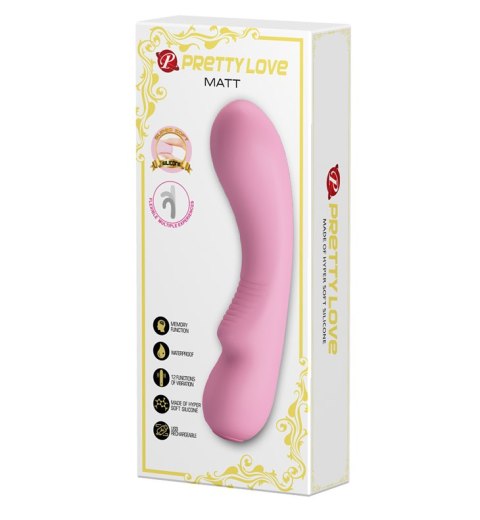 Wibrator klasyczny wygięty punkt g 12trybów 19cm USB Pretty Love Wibrator klasyczny wygięty punkt g 12trybów 19cm USB Pretty Love