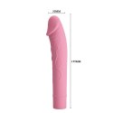 Wibrator podręczny realistyczny penis 15cm 10trybów Pretty Love