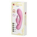 Wibrator z króliczkiem masażerem łechtaczki 16cm USB 12 trybów Pretty Love