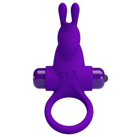 Wibrujący pierścień ring na penisa do łechtaczki fioletowy Pretty Love Wibrujący pierścień ring na penisa do łechtaczki fioletowy Pretty Love