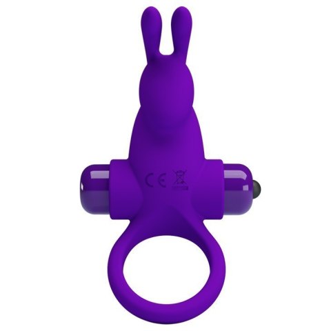 Wibrujący pierścień ring na penisa do łechtaczki fioletowy Pretty Love Wibrujący pierścień ring na penisa do łechtaczki fioletowy Pretty Love