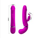 Wibrator z wytryskiem na sztuczną spermę 24cm USB 12 trybów Pretty Love