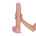 Gigantyczny penis dildo z jądrami przyssawką 40cm Toyz4lovers