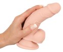 Dildo wyginane penis realistyczny sex członek 17cm Nature Skin