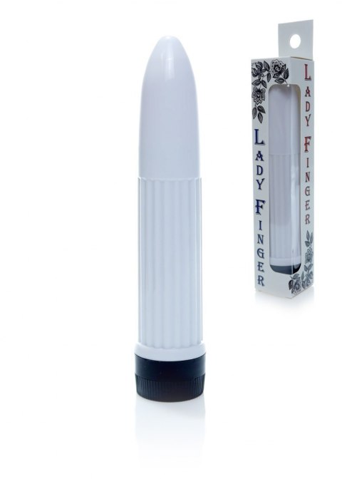 Klasyczny mini wibrator mały masażer podręczny 13cm biały Boss Series EasyLove Klasyczny mini wibrator mały masażer podręczny 13cm biały Boss Series EasyLove