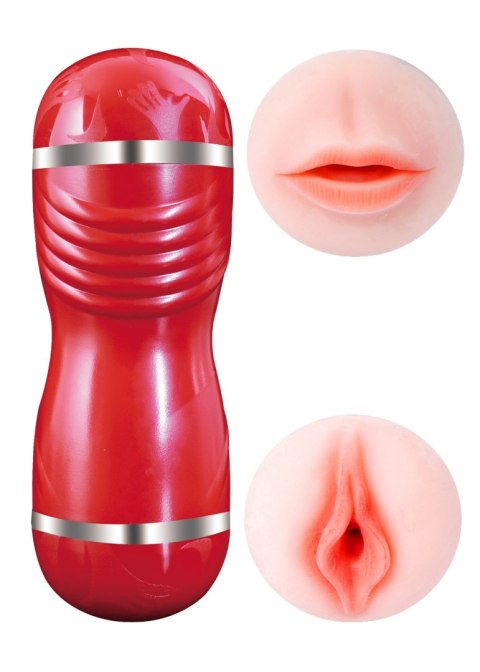 Masturbator podwójny pochwa i usta cyberskóra Boss Series Masturbator podwójny pochwa i usta cyberskóra Boss Series