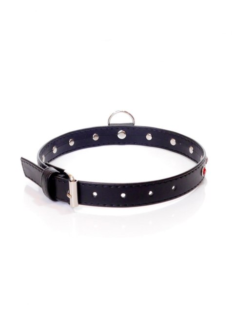 Obroża ozdobna BDSM bondage 2cm kryształki czerwona Fetish Boss Series Obroża ozdobna BDSM bondage 2cm kryształki czerwona Fetish Boss Series