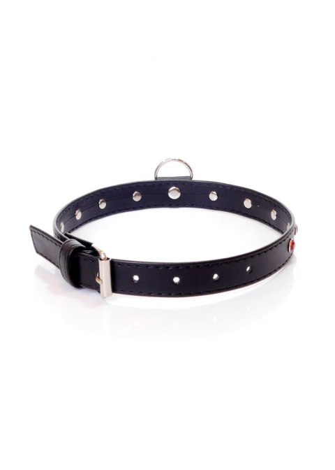 Obroża ozdobna BDSM bondage 2cm kryształki czerwona Fetish Boss Series Obroża ozdobna BDSM bondage 2cm kryształki czerwona Fetish Boss Series