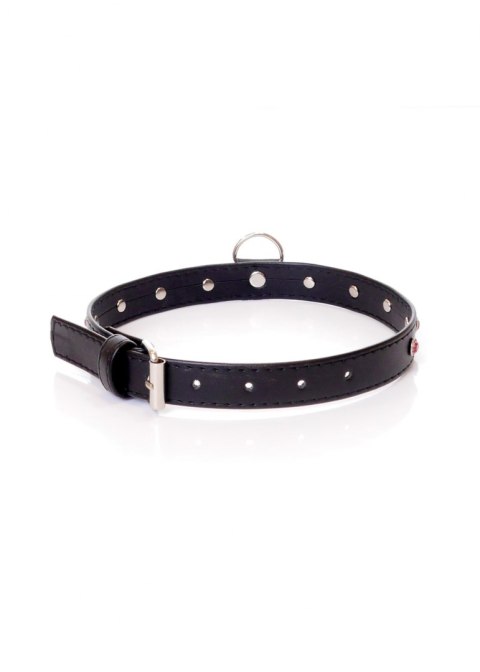 Obroża ozdobna BDSM bondage 2cm kryształki różowe Fetish Boss Series Obroża ozdobna BDSM bondage 2cm kryształki różowe Fetish Boss Series