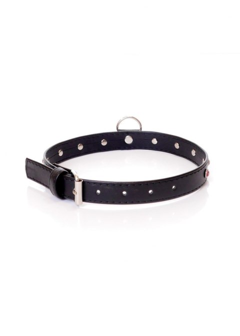Obroża ozdobna BDSM bondage 2cm kryształki różowe Fetish Boss Series Obroża ozdobna BDSM bondage 2cm kryształki różowe Fetish Boss Series