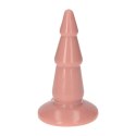 Korek plug analny stożek wieża z przyssawką 13cm cielisty Toyz4lovers