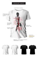 T-shirt men white M regular Demoniq