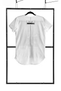 T-shirt men white S fashion Demoniq