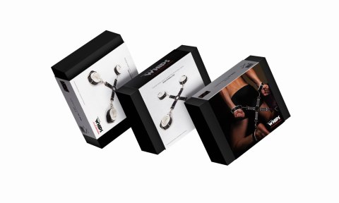 Wiązanie - Krzyżak męski, biały Whips Collections Wiązanie - Krzyżak męski, biały Whips Collections