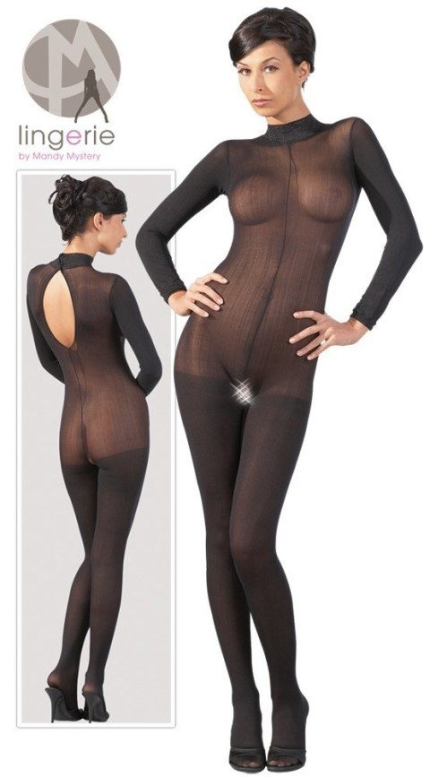 Catsuit bodystocking siateczka otwarty krok M/L NO:XQSE Catsuit bodystocking siateczka otwarty krok M/L NO:XQSE