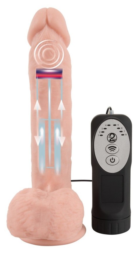Wibrator realistyczny posuw przyssawka 8trybów 21cm You2Toys Wibrator realistyczny posuw przyssawka 8trybów 21cm You2Toys