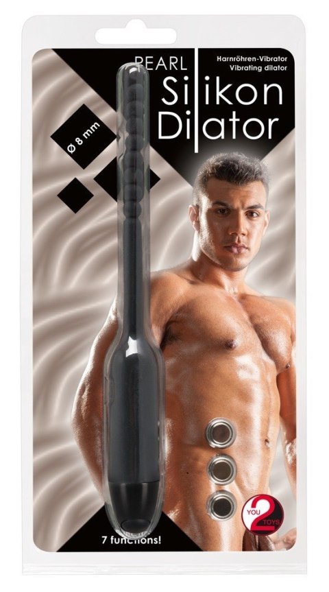 Wibrujący dilator do penisa sex sonda do cewki 8mm Penisplug Wibrujący dilator do penisa sex sonda do cewki 8mm Penisplug