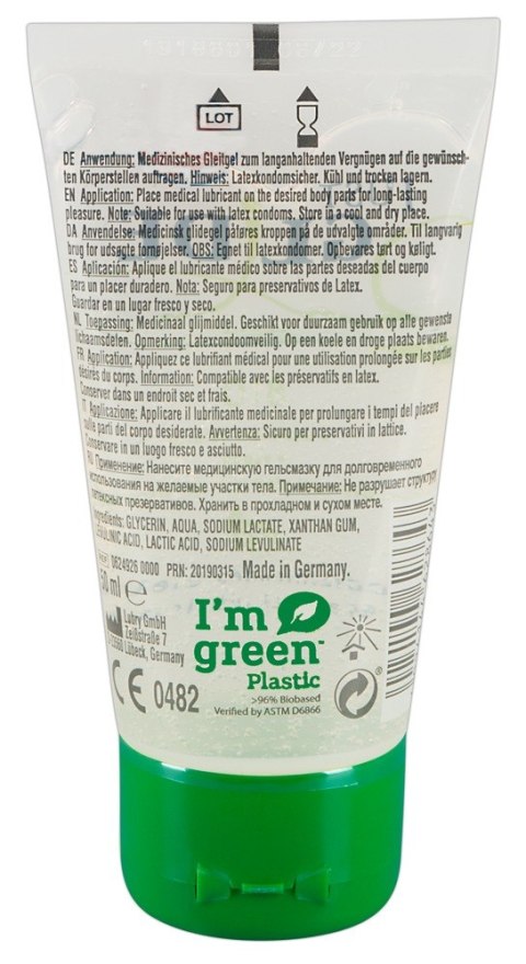 Żel nawilżający wegański lubrykant ekologiczny 50ml Just Glide Żel nawilżający wegański lubrykant ekologiczny 50ml Just Glide
