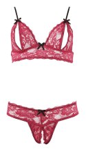 Komplet bielizny czerwony L Cottelli LINGERIE