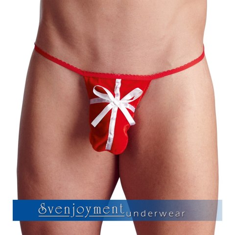 Stringi męskie erotyczne czerwone prezent urodziny Svenjoyment Stringi męskie erotyczne czerwone prezent urodziny Svenjoyment