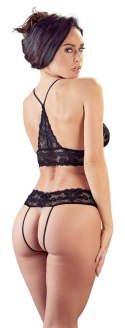 Top i stringi czarne S Cottelli LINGERIE