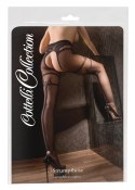 Rajstopy z otworem czarne L/XL Cottelli LEGWEAR