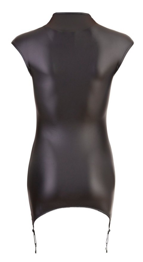 Sukienka czarna mini z podwiązkami XL Cottelli Sukienka czarna mini z podwiązkami XL Cottelli