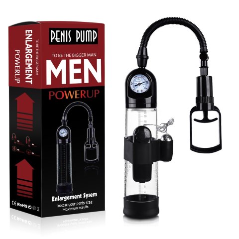 Pompka erekcyjna do penisa próżniowa z manometrem Boss Series Power Pompka erekcyjna do penisa próżniowa z manometrem Boss Series Power