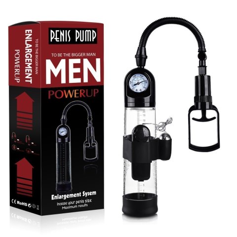 Pompka erekcyjna do penisa próżniowa z manometrem Boss Series Power Pompka erekcyjna do penisa próżniowa z manometrem Boss Series Power