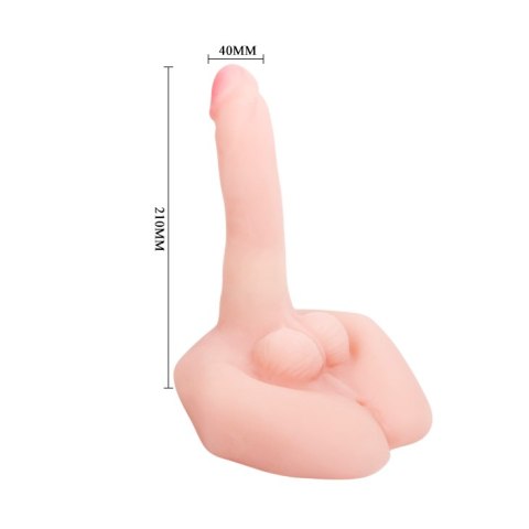 Wibrator realistyczny penis przyssawka obroty 21cm BAILE Wibrator realistyczny penis przyssawka obroty 21cm BAILE