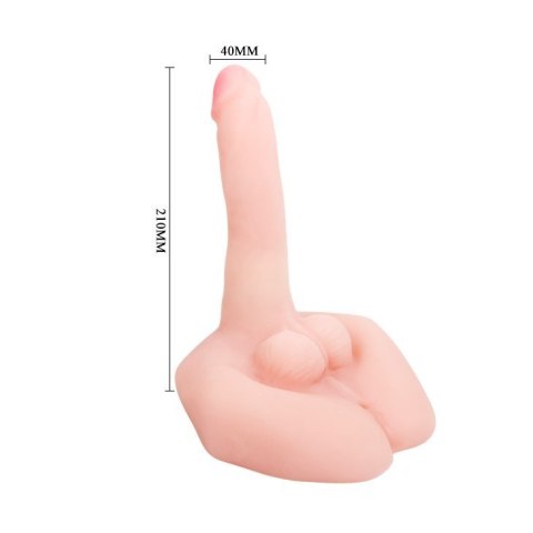 Wibrator realistyczny penis przyssawka obroty 21cm BAILE Wibrator realistyczny penis przyssawka obroty 21cm BAILE