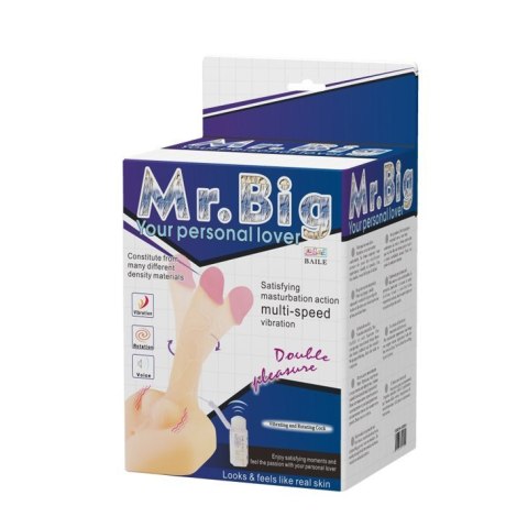 Wibrator realistyczny penis przyssawka obroty 21cm BAILE Wibrator realistyczny penis przyssawka obroty 21cm BAILE