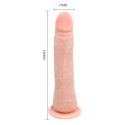 Wyginany elastyczny penis dildo z przyssawką 20cm