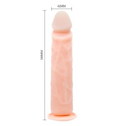 Wyginany elastyczny penis dildo z przyssawką 24cm