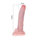 Dildo penis przyssawka kręgosłup realistyczny 28cm