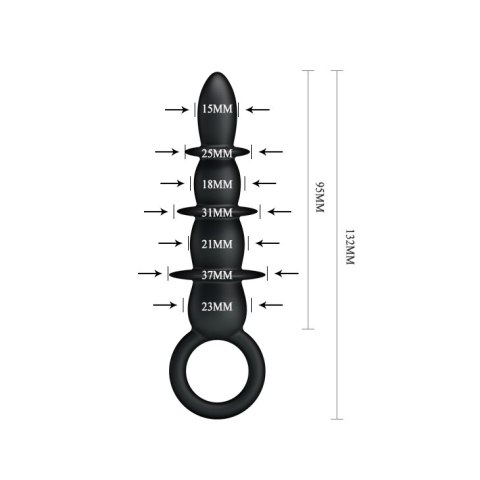 Koraliki analne sonda korek plug dildo do pupy 13cm Pretty Love Koraliki analne sonda korek plug dildo do pupy 13cm Pretty Love