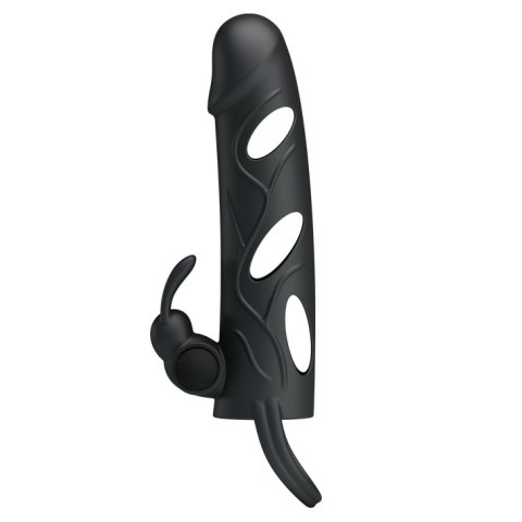 Nakładka na penisa przedłużająca z masażerem 14cm Pretty Love Nakładka na penisa przedłużająca z masażerem 14cm Pretty Love