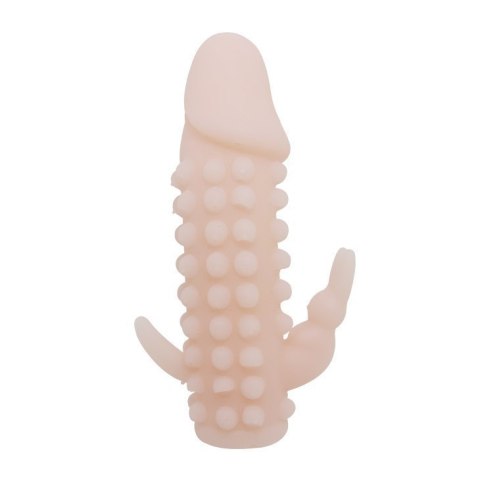 Nakładka na penisa stymulacja analna łechtaczki 12cm BAILE Nakładka na penisa stymulacja analna łechtaczki 12cm BAILE