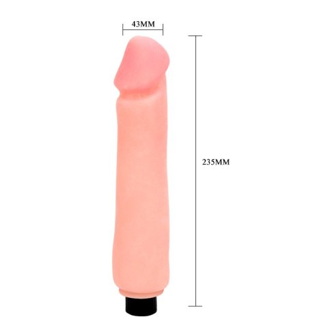 Realistyczny elastyczny wibrator jak penis 23cm BAILE Realistyczny elastyczny wibrator jak penis 23cm BAILE