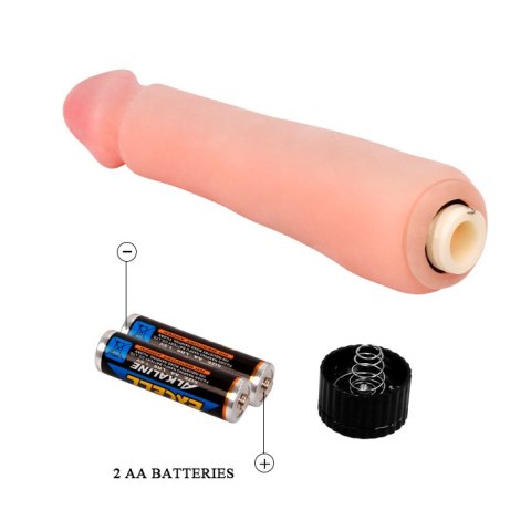 Realistyczny elastyczny wibrator jak penis 23cm BAILE Realistyczny elastyczny wibrator jak penis 23cm BAILE