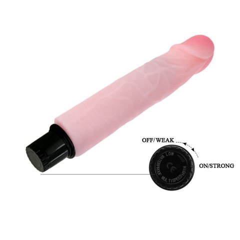 Realistyczny wibrator naturalny jak penis sex 21cm BAILE Realistyczny wibrator naturalny jak penis sex 21cm BAILE
