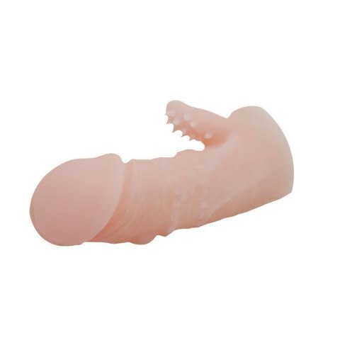 Rozciągliwa elastyczna sex nakładka na penisa 13cm BAILE Rozciągliwa elastyczna sex nakładka na penisa 13cm BAILE