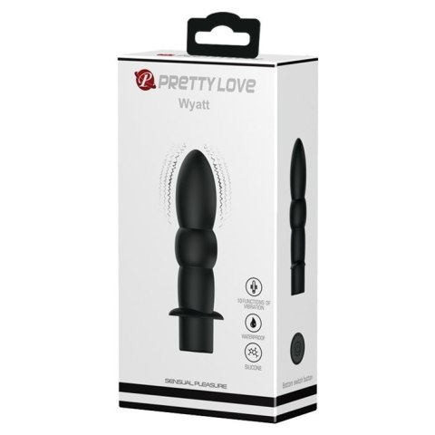 Uniwersalny klasyczny wibrator analny waginalny 10trybów 11cm czarny Pretty Love Uniwersalny klasyczny wibrator analny waginalny 10trybów 11cm czarny Pretty Love